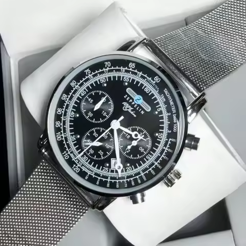 Zeppelin Retro Automatic Airship Watch Commemorative Men's Date Display Business Leisure Fashion Cas
