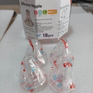 Pigeon Nippel Silicon Size " M" paket Dot Pigeon Karet Dot Pigeon Per Pcs Nahisa1