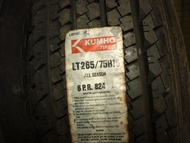 吉普車輪胎 雲林連合吉普KUMHO 265/75X16 全新庫存胎每條2500元含運喔 來店免費安裝