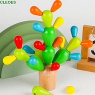 CLEOES Cactus Montessori Toy, Cactus Hedgehog Baby Concentration Training, Plant Teaching Aids Educa