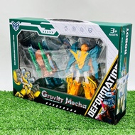 GENIUS KIDS Transformer Robot Toy - Robot Transforms into a Car - Airplane - Fish