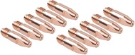Ryanong 0.8mmContact Tips 10pcs Mig Welding Nozzle MIG Welding Gun Accessory Gas Diffusers Tip Holde