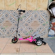 Scooter Skuter HP Pedal Besi Per Peer Musik Lampu Ban Roda 3 R3 Bekas
