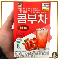 [DANONGWON] Daily Kombucha Pomegranate (10 Sticks) | 0g Sugar Low Calorie | 17 Types of Probiotics |