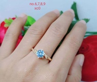 CINCIN MATA SATU POLOS LAPIS EMAS 24K XUPING PERHIASAN TITANIUM PERHIASAN TITANIUM ANTI LUNTUR 24 KARAT CINCIN WANITA DEWASA TERBARU 2022 ANTI KARAT