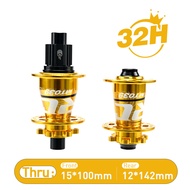 ARC MTB Hub MT039F/R 8 warna 6 Pawls 3 gigi 32 lubang 4 dalam 1 basikal Hub QR T/A dengan Adapter ba