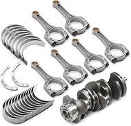 Jecoupoon Engine Crankshaft Connecting Rod Bearings Set Including Thrust Plates Compatible with Sore