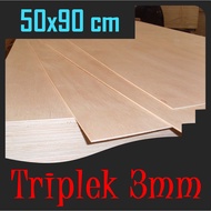 3 mm PLYWOOD 50 x 90 cm (3 sheets) 3 mm PLYWOOD 50x90 cm Grade A Plywood