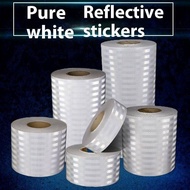 6M Pure white car reflective stickers High gloss reflective tape Reflective film sticker