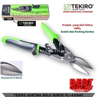 Gunting seng 10" TEKIRO Tang potong Baja ringan Aviation Snips