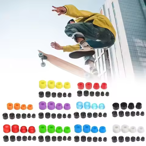 Skateboard Truck Bushings Longboard PU Shock Absorber Bushings Washers Pivot Cups Outdoor Scooter We