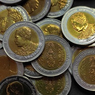 10 บาท สองสี ที่ระลึก 150 ปี วันพระราชสมภพ รัชกาลที่ 5 ปี 2546 สภาพไม่ผ่านการใช้งาน