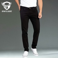 EAGLADE Black Jeans 201 Stretch Denim Pants Casual Work Pants Stretch Slim Fit Jeans
