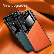 Phone Case for OPPO Reno 8T 5G / Reno8 T 4G / Reno8T Luxury Lens Protection Magnetic Leather Car Magnetic Function Cover
