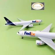 Boeing B777-200F Airplane Model FEDEX Global Transport Company Scale 1:400 20CM HIGH QUALITY Metal