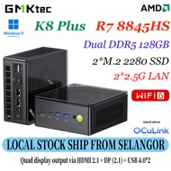 GMKtec K8 Plus MINI PC AMD Ryzen 7 8845HS Windows 11 96GB DDR5 M.2 NVMe SSD 8TB OCulink Gaming PC