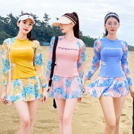 Ready Stock Quick Shipping New Style Split Swimsuit Korean Version Student Sports Skirt Two-Piece Su