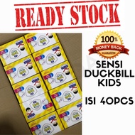 [Dijual] Sensi Kids Duckbill Isi 40 Masker Sensi Duckbill Anak Ori
