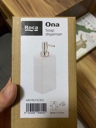白色 樂家 Roca Ona Over countertop soap dispenser c6 white 洗手液瓶 潔手液樽 容器 沐浴露瓶 梘液器 洗頭水按壓器