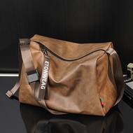 📿 2024 New Large Capacity Fashion Fitness Bag Shoulder Bag Korean Men's Bag Crossbody Bag Casual Trendy Satchel