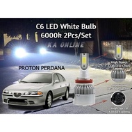 2 Pcs/Set PROTON PERDANA C6 Original Car Headlight COD LED Sepasang Mentor Lampu Besar Car LED Headl