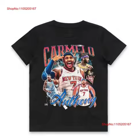 Carmelo Anthony 'Melo' LOOK T Shirt Summer Fan vintage Washed Versatile Unisex Stylish Breathable st