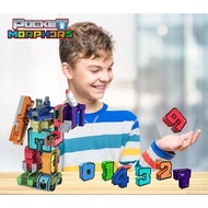 TRANSFORMERS Pocket Morphers Number 0-9 Emco MEGA BOTZ Number 0-9/
