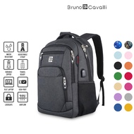 BRUNO CAVALLI Multifunctional 16" Laptop Computer Backpack with USB Charging Port Water Resistant La