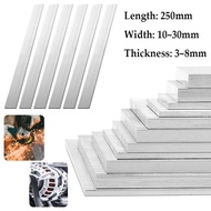 250mm 6061 Aluminum Flat Bar Stock - Precision Rectangular/Square Rod for Metalworking & CNC