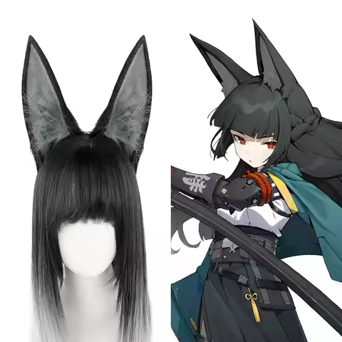 ZZZ Hoshimi Miyabi Cosplay Ears Wig Game Zenless Zone Zero Miyabi Hoshimi Simulation Headwear Ear Ha