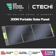 CTECHi 200W Portable Solar Panel | Foldable, IP7 Waterproof for Outdoor Use