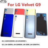 Original Glass Battery Cover Back Case For LG Velvet G9 4G G910 5G G900 Phone Housing Rear Door Pane