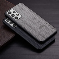 Case for Samsung Galaxy A52 A72 A32 A22 A12 A52S 5G funda bamboo wood pattern Leather cover Luxury phone case coque capa