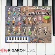 Stiker Pianika Minecraft - Sticker Tuts Pianika Melodica Minecraft