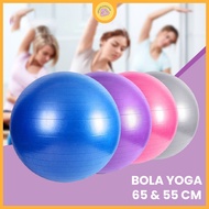 MS Yoga Ball Gym Fitness Equipment Ball 55/ 65/ 75 Cm Yoga Ball Exercise Ball