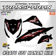 MOTORCYCLE STRIPING LIST NEW TRANSPARENT UV STICKER SIMPLE LATESTDesign H95