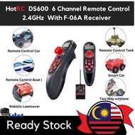 Ready Stock HOTRC Hot rc DS-600 DS600 6CH 2.4GHz FHSS Radio System Remote Control