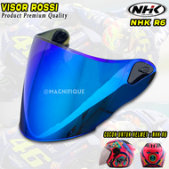 Kaca Helm NHK R6 Original Iridium Visor NHK R6 Venom Kaca Helem NHK R6 Flat Kaca Visor Helm NHK R6 T