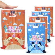 40pcs Hot Bluey Birthday Party Decoration Gift Bags Birthday Decor Bingo Bags Plastic Candy Gifts Pa