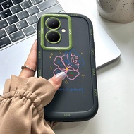 Case VIVO Y78 5G V29 Lite 5G Y27 4G Y27 2023 Silicone Case Flower Butterfly Painting HS0015