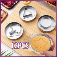 12PCS Cetakan Dalgona Candy Ala Squid Game/Cetakan Permen Dalgona Cetakan Bts / Ring Cutter Cookies