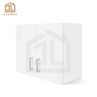 JL Furniture 2 Doors Kitchen Cabinets Wall Unit Kitchen Storage Hanging Cabinet Kabinet Dapur Cabine