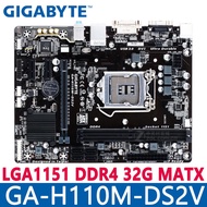 ⚡️GIGABYTE H110M-DS2V H110M-S2 H110M-DS2 H110M-S2H DDR4 Desktop Motherboard GA-H110M-DS2V H110M H110