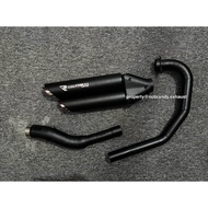 Custom Byson Bobber Japstyle Full System Exhaust