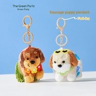 The GreenParty Dachshund Puppy Pendant Birthday Gift for Girlfriend Bag Small Pendant Doll Keychain