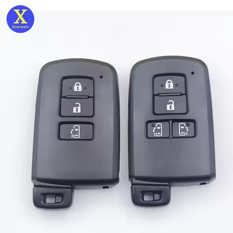 Xinyuexin Remote Key Shell Replacement for Toyota Sienta Alphard Noah Voxy Esquire Vellfire 3/4 Butt