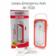 Aoki Ak- 7820 - Lampu Emergency USB Tube 26Smd Dimmer Darurat