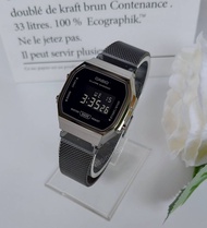 Win Watch shop นาฬิกา Casio รุ่น A168WGG-1B และ A168WEMB-1 นาฬิกาสไตล์วินเทจ สายแสตนสีดำ  - ของแท้ 1