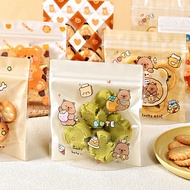 100pcs Biscuit Packaging Bag Cookie Snowflake Pastry Sealed Bag Nougat Packaging Bag Pastry Packagin