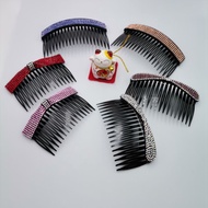 Korean Fashion Hair Fringe Comb Hair Clip Side Hair Pin Plastic Headband Comb Sikat Bun Sepit Rambut